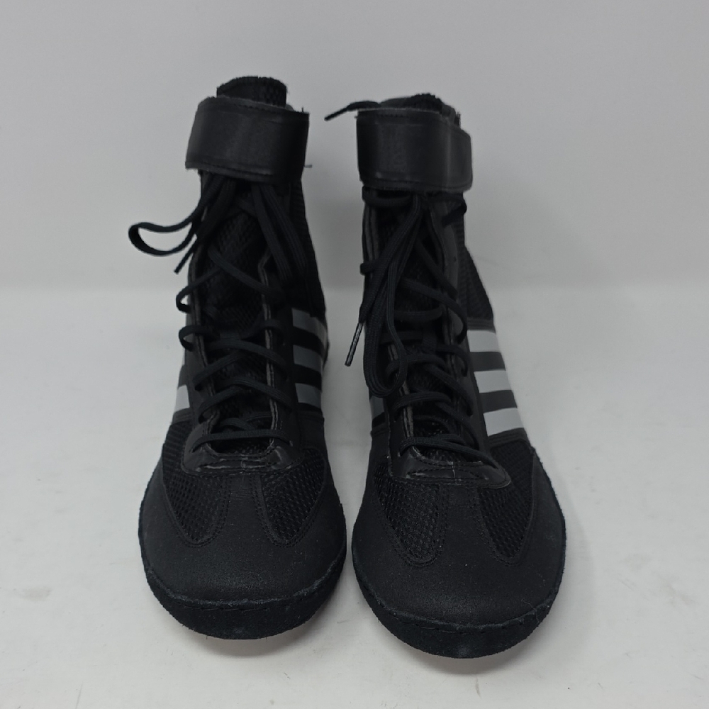 Adidas Combat Speed 5 Shoes Men's Black and Silver Wrestling Shoes Size 9.5 - Picture 2 of 6